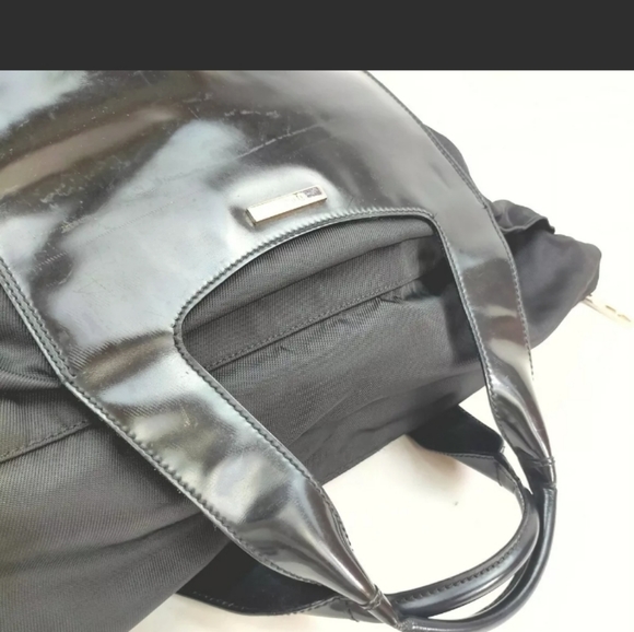 Gucci Large Black Tote with Leather Trim Authentic - Picture 8 of 13